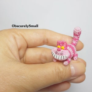 Tiny Crochet Cat Doll: Miniature Amigurumi Dollhouse Pet