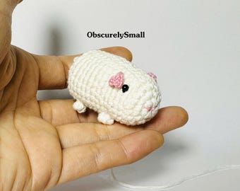 Mi様　miniあみぐるみ　モルモット かぎ針編みモルモット – 手作りコットンあみぐるみ - Etsy 日本