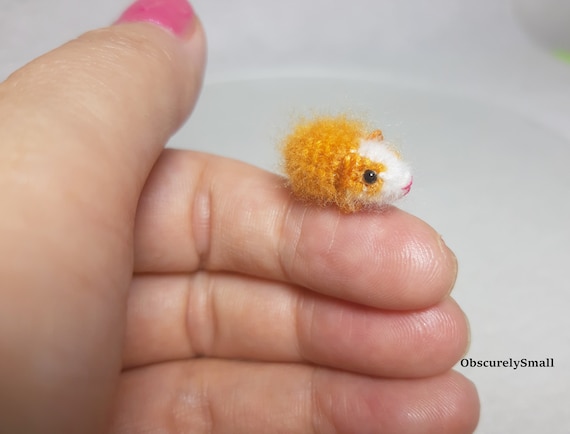 マイクロモルモットあみぐるみ - 小さなかぎ針編みドールハウス