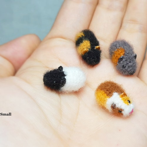 Miniature Crochet Guinea Pig Amigurumi Guinea Pig Made to Etsy