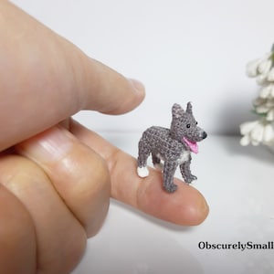 Crochet Dog - Tiny Crochet Miniature Dog Stuffed Animals - Made To Order