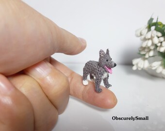 Crochet Dog - Tiny Crochet Miniature Dog Stuffed Animals - Made To Order