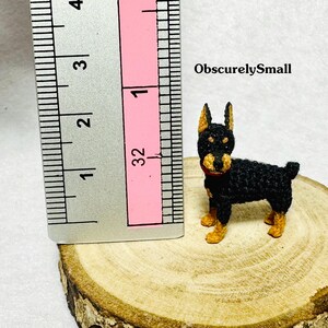 Tiny Crochet Doberman Pattern: Miniature Amigurumi (PDF Files) - Etsy