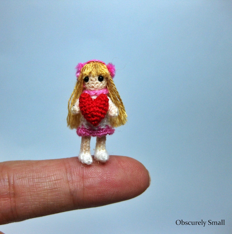 Crochet Heart Doll Amigurumi Doll Made to Order image 4