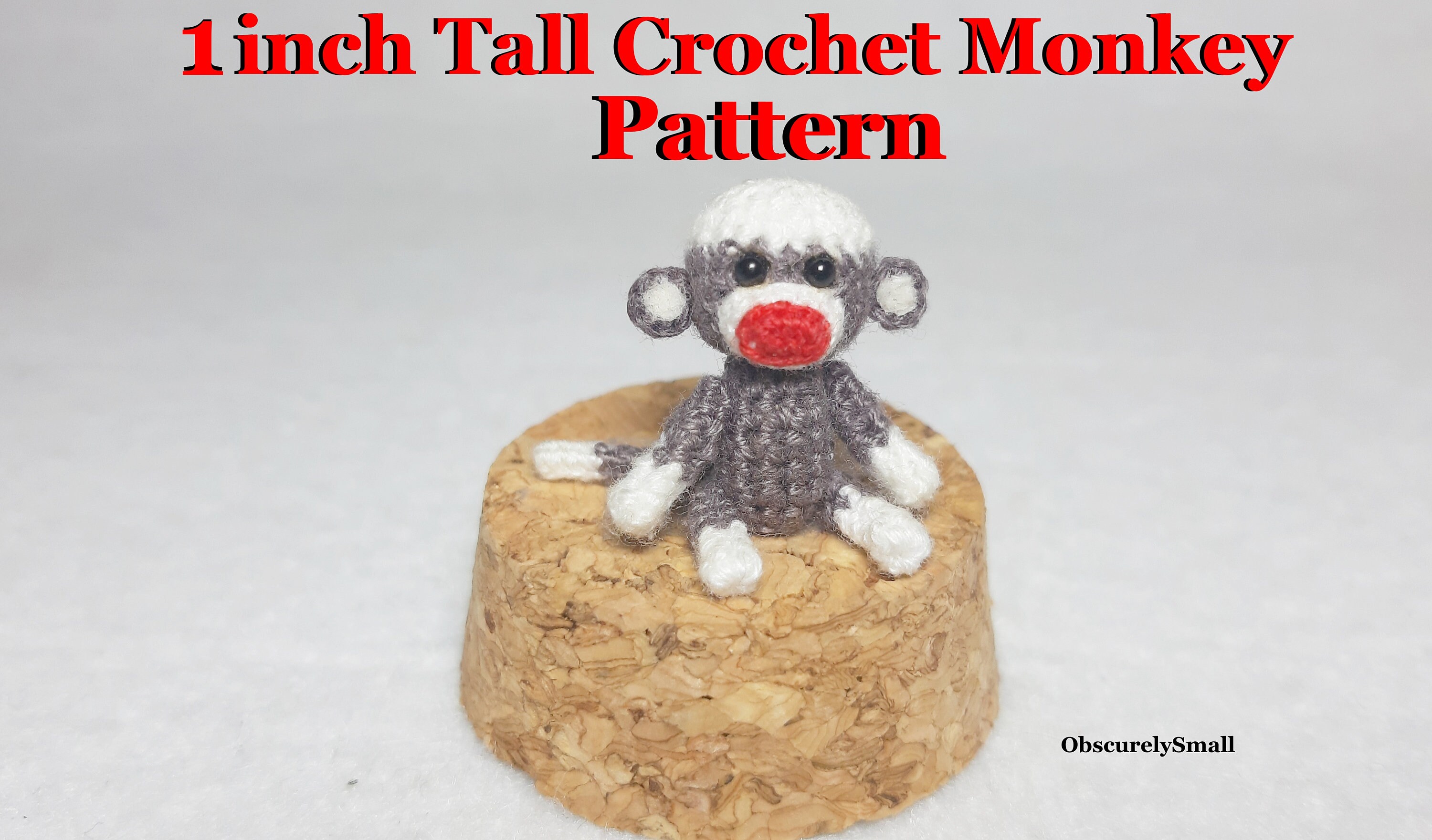 30 Tiny Amigurumi Patterns to Crochet, From Cats and Frogs to Mini Bundles 27 Tiny Crochet Monkey Pattern