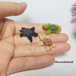 Micro Häkelschildkröte - Amigurumi Schildkröte - Made to Order