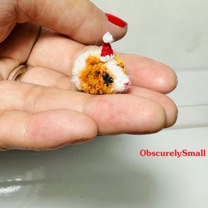 Miniature Crochet Guinea Pig: Tiny Amigurumi Pet