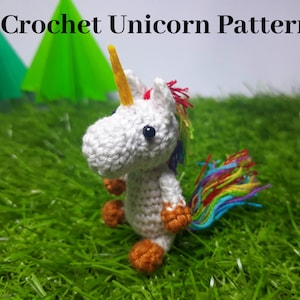 Crochet Unicorn Pattern image 1