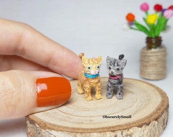 Miniature Crochet Cats - Amigurumi Cats - Made to Order