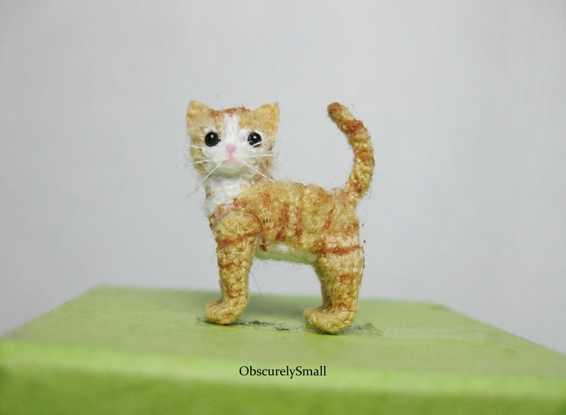 Tiny Crochet Ocicat Amigurumi Cat Op bestelling gemaakt afbeelding 8