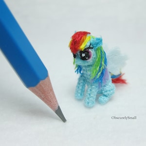 Tiny Crochet doll - Amigurumi doll - Made to Order