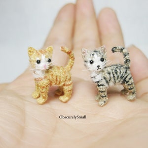 Tiny Crochet Ocicat Amigurumi Cat Op bestelling gemaakt afbeelding 5