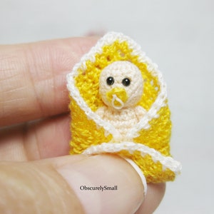 Miniature Crochet Baby - Amigurumi Baby - Made to Order