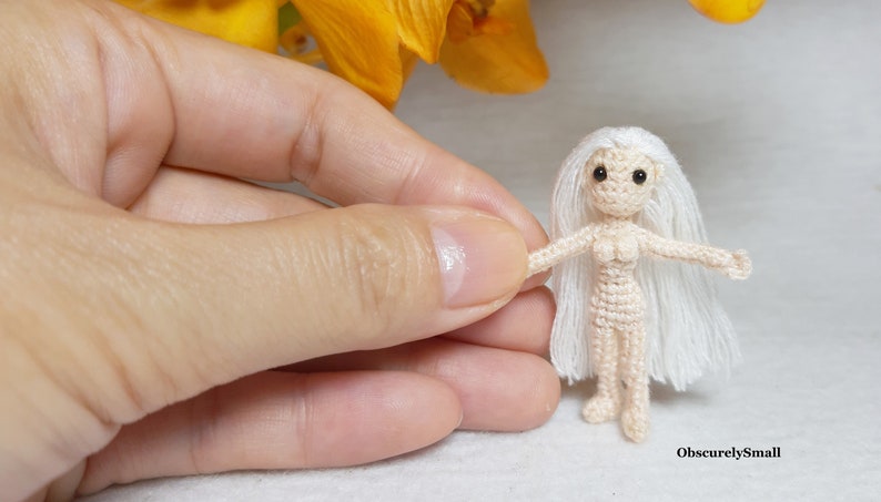 Miniature Crochet Doll Amigurumi Doll Made to Order image 7