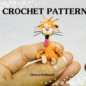 Mini Crochet Cat Pattern: Amigurumi Kitten (PDF Pattern)