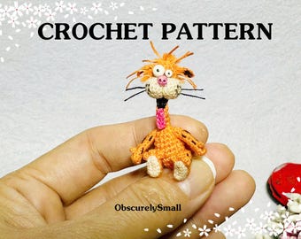 Patrón Mini Gato en Ganchillo: Gatito Amigurumi (Patrón PDF)