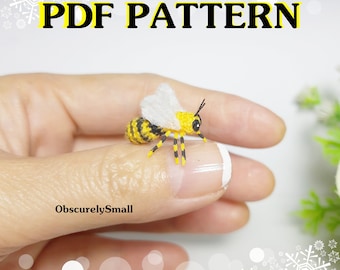 Patrón de abejita de ganchillo - Patrón de amigurumi - Archivos PDF de descarga instantánea