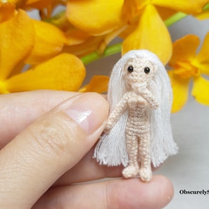 Miniature Crochet Doll Amigurumi Doll Made to Order image 1