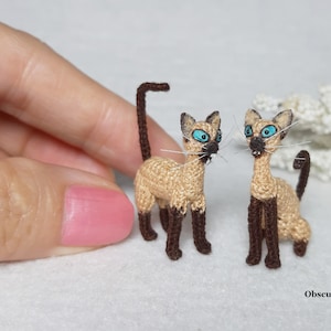 Winzige gehäkelte Katze - Amigurumi Cat - Made to Order