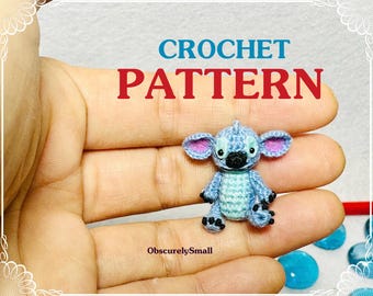 Pattern - Mini Crochet Doll - Amigurumi Pattern - PDF Files Instant Download