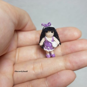 Crochet Heart Doll: Miniature Amigurumi Figurine
