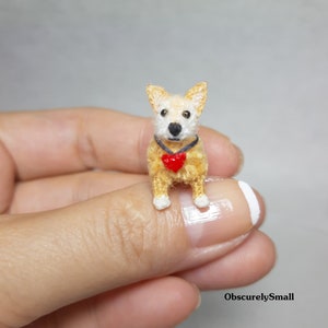 Crochet Puppy Dog -  Tiny Crochet Dog - Miniature Dog Stuffed Animals - Made To Order