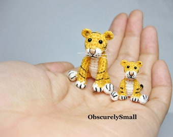 Tiny Crochet Tiger - Amigurumi Tiger - Made to Order