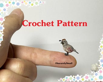 Crochet Quail Pattern, Amigurumi Doll (PDF Pattern)