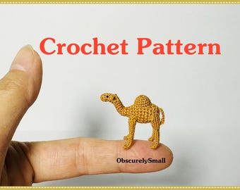Crochet Miniature Camel  Pattern, Amigurumi Doll (PDF Pattern)