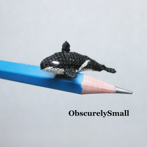 Tiny Cute Crochet Orca Whale - Amigurumi Whale - Made to Order