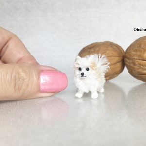 Tiny Crochet Pomeranian - Amigurumi Dog - Miniature Pomeranian