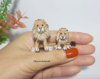 Tiny Crochet Lion: Miniature Amigurumi Animal