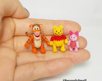Miniature Crochet doll - Amigurumi Dolls - Made to Order