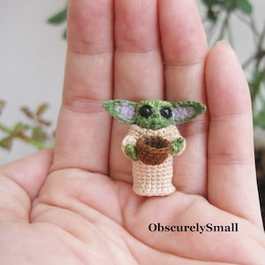 Tiny Crochet doll - Amigurumi dollhouse - Made to Order