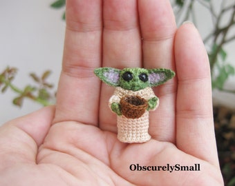 Tiny Crochet doll - Amigurumi dollhouse - Made to Order