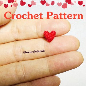 PATTERN Heart - Crochet Heart - Red Heart- Amigurumi Pattern - English PDF pattern - PDF Files Instant Download.