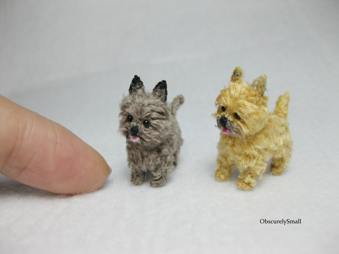 Miniature Crochet Cairn Terrier Amigurumi Dog Made to - Etsy