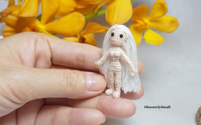 Miniature Crochet Doll Amigurumi Doll Made to Order image 5