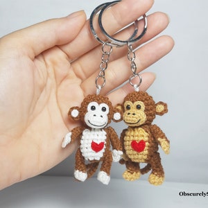 Cute Crochet Monkey - Amigurumi Monkey - Na zamówienie