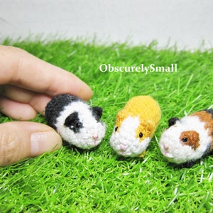 Cute Crochet Guinea Pigs - Amigurumi Guinea Pigs - Made to Order