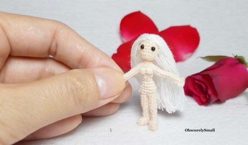 Miniature Crochet Doll Amigurumi Doll Made to Order image 2