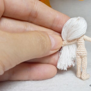 Miniature Crochet Doll Amigurumi Doll Made to Order image 8