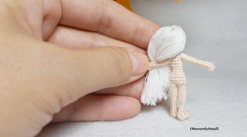 Miniature Crochet Doll Amigurumi Doll Made to Order image 8