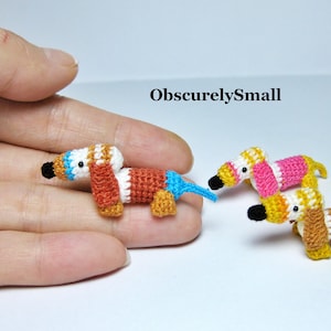 Miniature Crochet Dog - Amigurumi dog - Made to Order