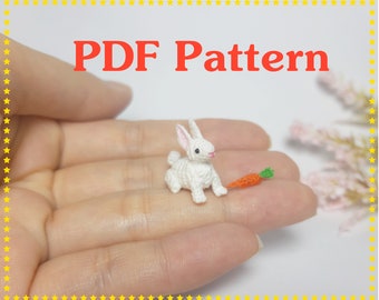 Schema per realizzare un coniglietto all'uncinetto - Schema Amigurumi - File PDF scaricabili immediatamente