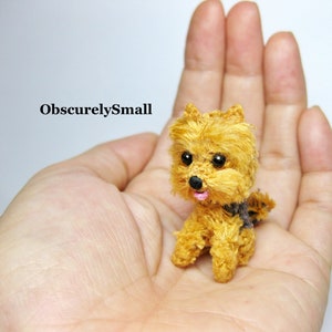 Tiny Crochet Yorkshire Terrier - Amigurumi Dog - Made to Order