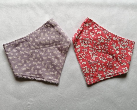 lockdown gift liberty of london Girls bibs Liberty pink suffolk bib Dribble bibs