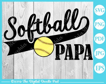 Softball Clip Art Etsy