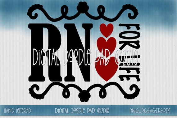 Nurse Svg Nurse Vector Word Art Nurse Clip Art For Crafters Etsy