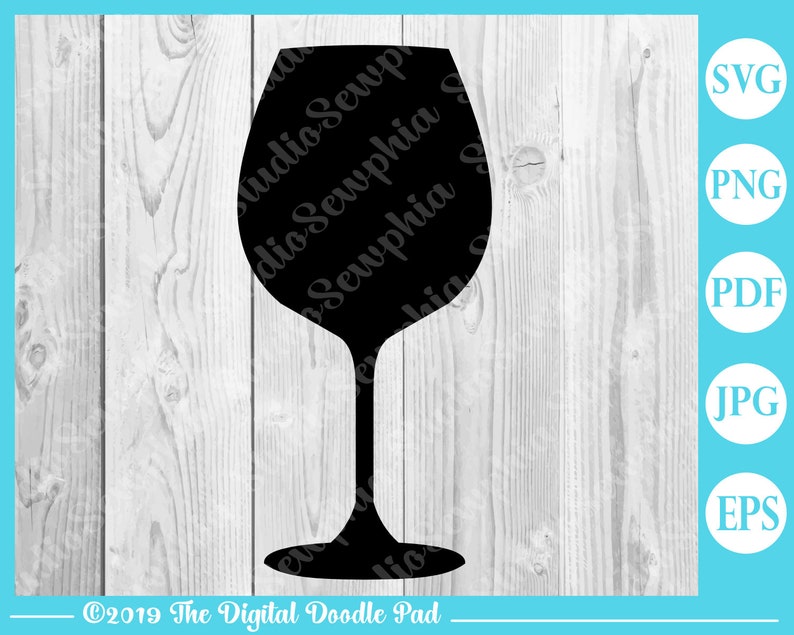 Vector Wine Glass Clipart